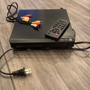 Dynex DVD player with remote & cords.